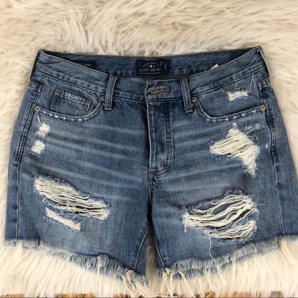 Lucky Brand The Boyfriend Short Size 26